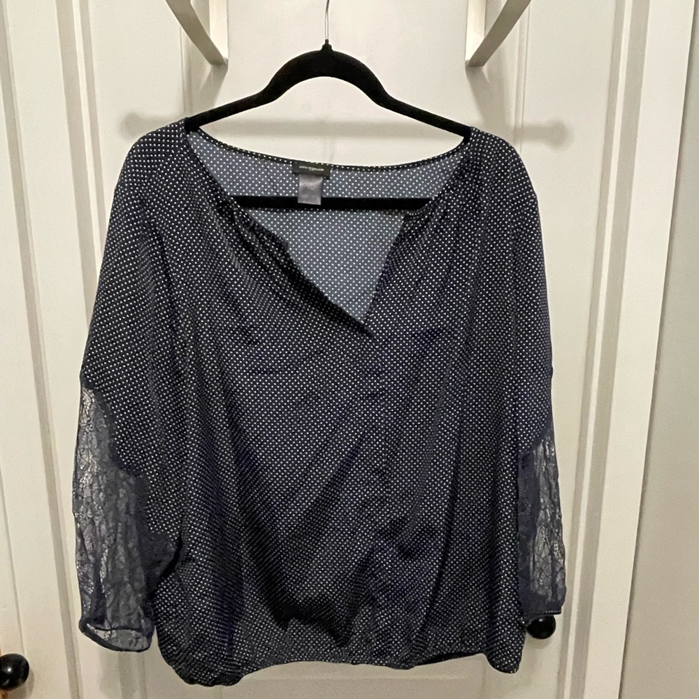 Ann Taylor polka dot top